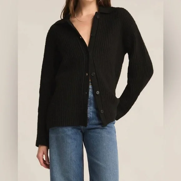 Z Supply Lennie Button Up Sweater - Picture 1 of 4